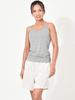 Rupa Bamboo Stretch Underwear for Yoga and Heather Size M Women's Camisole, Antibacterial, Odor-Resistant, Sports, Gray,