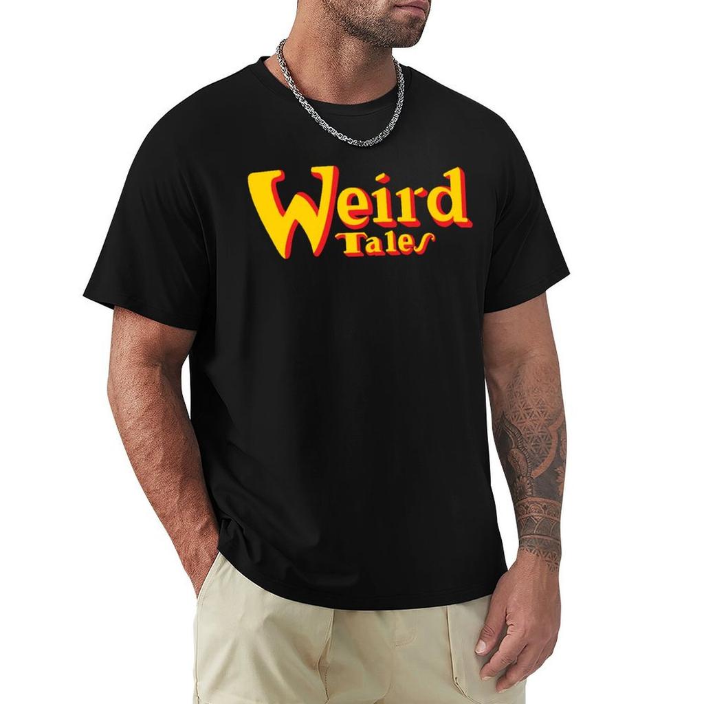 WEIRD TALES T-Shirt cotton man t-shirts vintage Personalized t-shirt mens funny t shirts
