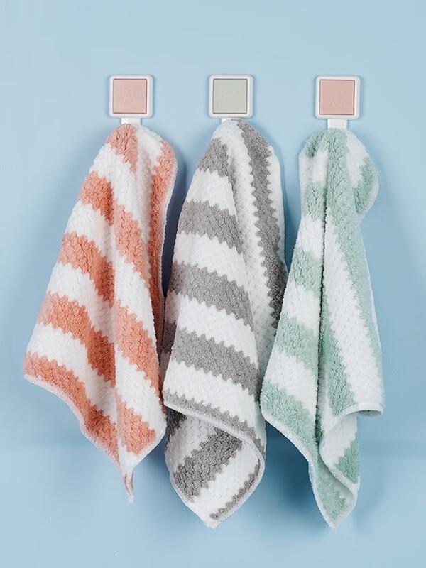 

Absorbent Coral Fleece Wave Pattern Cleaning Cloth