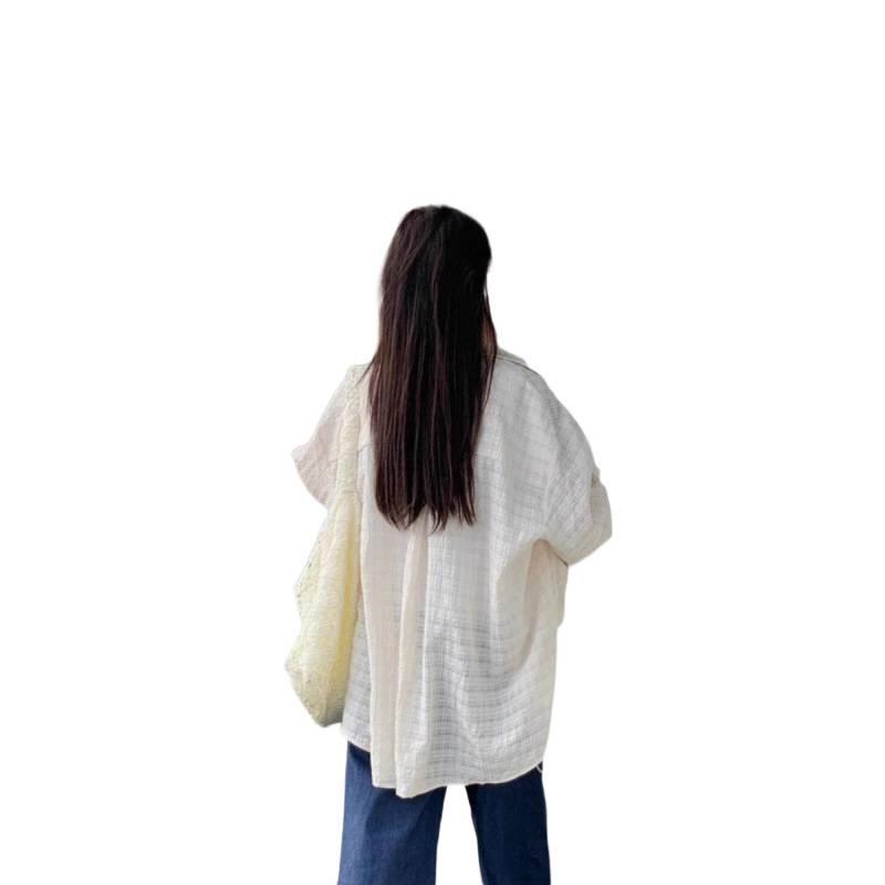 2025 Women's French Design Long-Sleeve Sun Protection Jacket: Sweet, Loose, Drop Shoulder, Casual Look