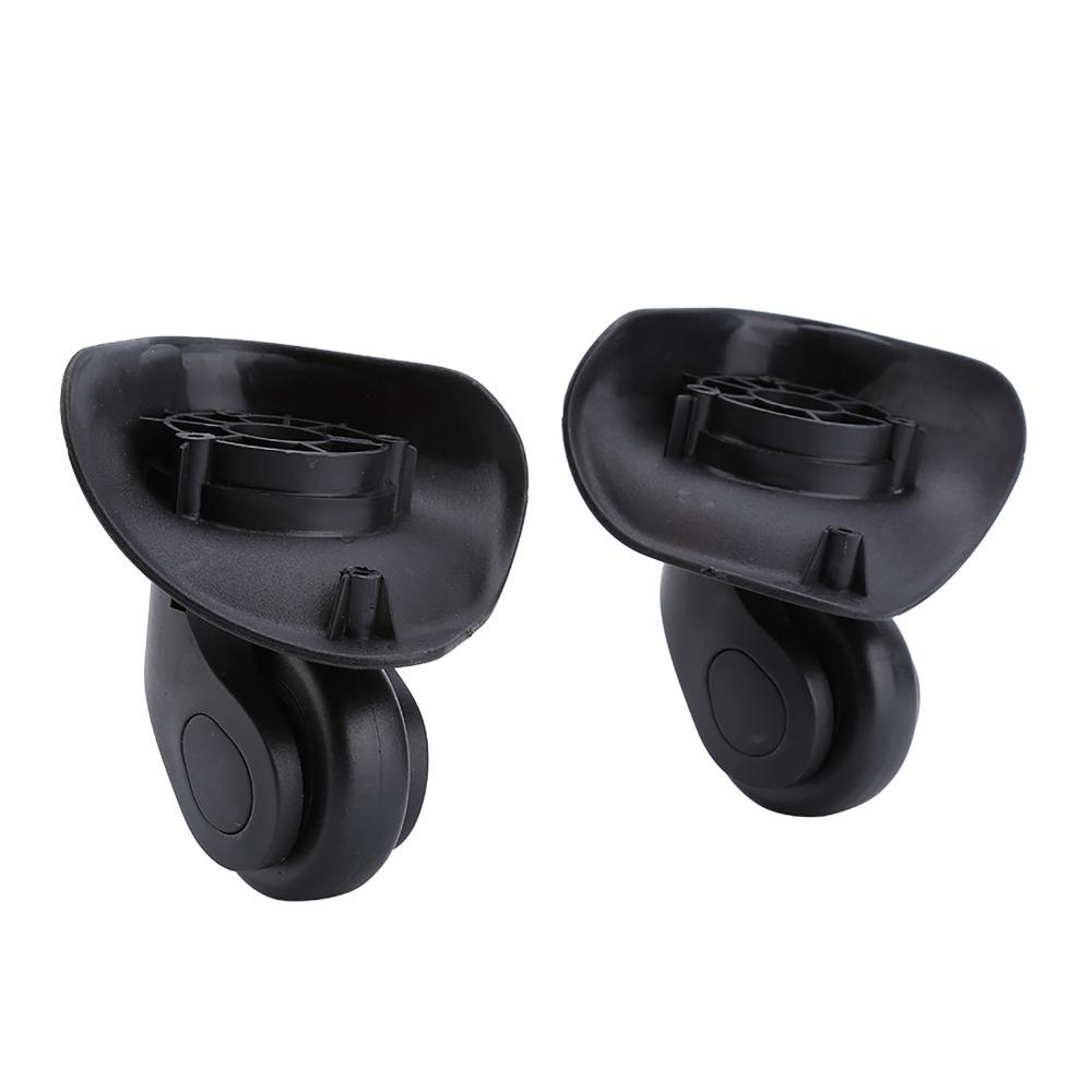1 Pair ABS Luggage Replacement Wheels 360° Silent Spinner Wear-Proof Suitcase Wheels Replacement Luggage Repair Wheels