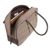 Adidas Originals Classic Plaid Multi-Pocket Practical Recycled Polyester Tote Bag Women bags Black Grassland-Brown IA6118