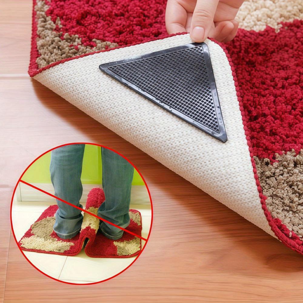 8/16pcs, Reusable Non-Slip Carpet Adhesive Pads, Washable, Suitable for Hardwood Floors, Carpet Corners and Sides, Home Safety