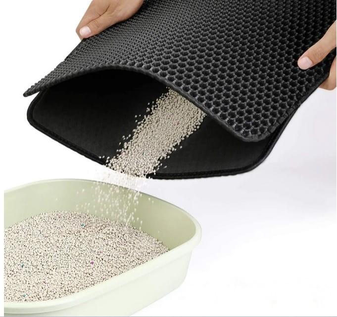 Litter Box Mat 60x45cm - Black