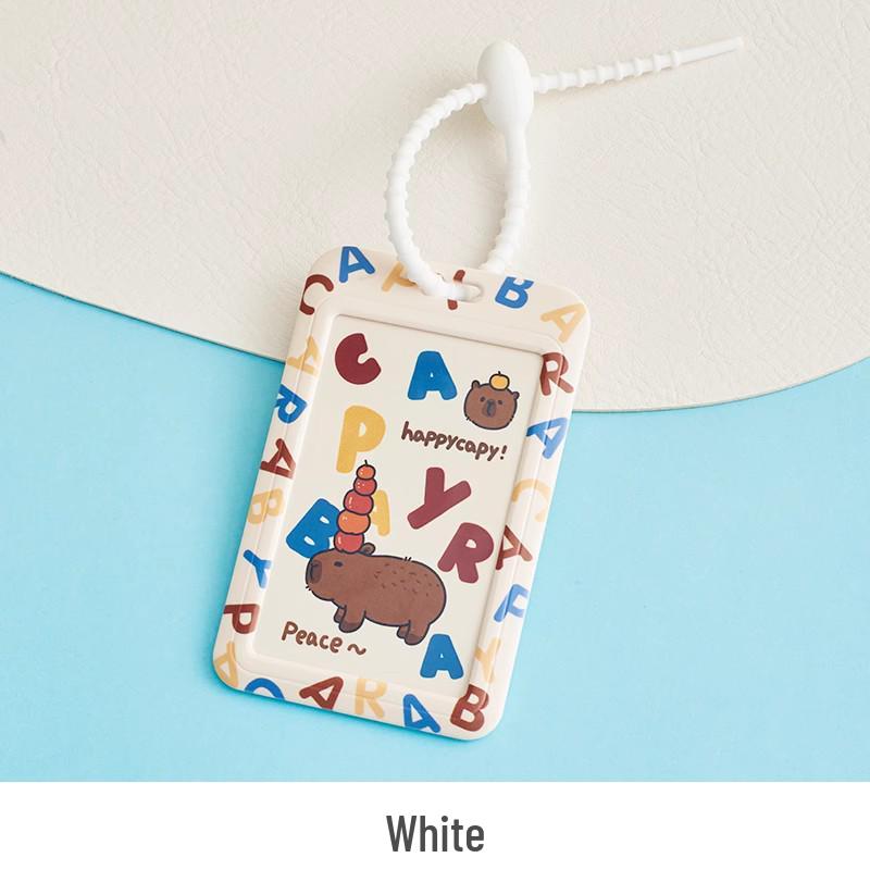 Capybara Card Holder Lanyard for Student Commute & Subway Access