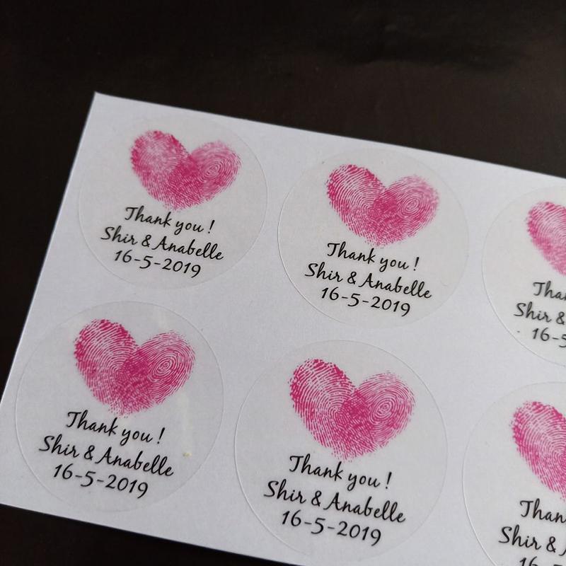 100PCS 3cm 4cm 5cm 6cm 7cm Your logo stickers, custom printed, ideal for small businesses, comes with 100 stickers