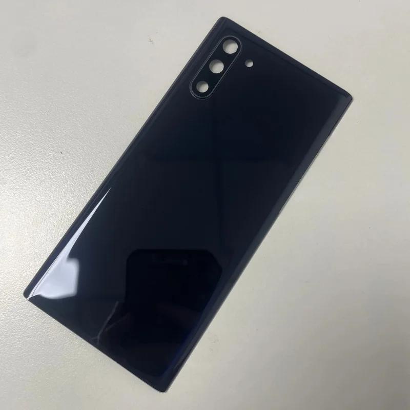 Battery back cover For Samsung Galaxy note10 n970f note 10 plus n975f 3D glass panel rear  housing Cover case camera lens