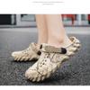 Large Size Men's Casual Shoes for Outdoor Wear, Toe Caps, Slippers, Outdoor Men's Beach Shoes