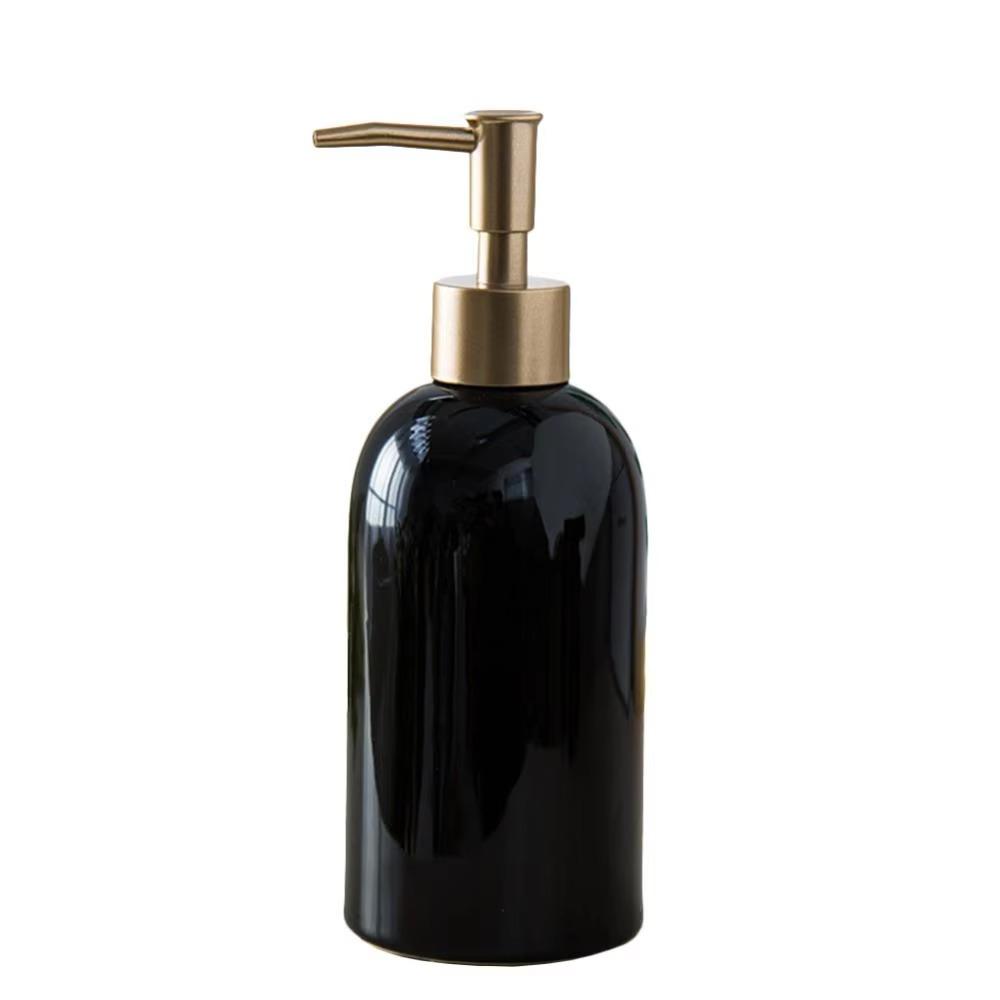 Press Type Ceramic Soap Dispenser Empty Hand Sanitizers Container Modern Liquid Pump Bottle  Sink