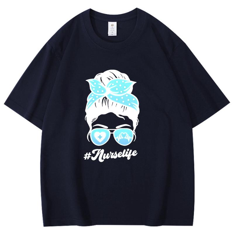 

10 Colors Women Fashion Short Sleeve CottonTee Shirt White Angel Nurse Print T Shirt Summer Cool Tshirt Top Plus Size XXS4XL 4XL