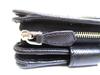 Authentic PRADA Black Nylon Saffiano Leather Bifold Wallet Compact Wallet #b246  Seller Refurbished