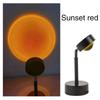 AC 220V EU Plug Sunset Lamp Night Light Rainbow Projection Lamp Mood Light Photography Wall Atmosphere Bedroom Living Room Decor