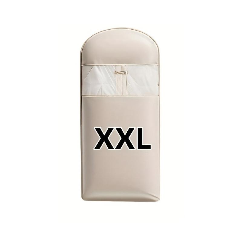 1pc Down Jacket Compression Dust Cover Wardrobe Clothes Dust Bag,New Transparent Window Hanging Hanger Bags,Suitable for Bedroom