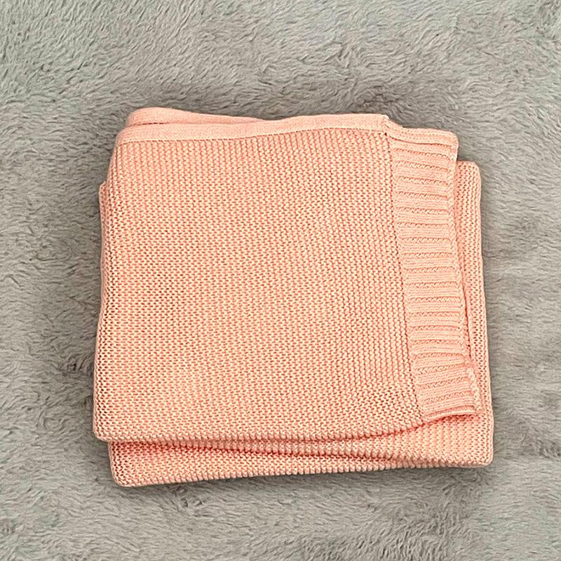 Embroidered Cotton Stroller Cover Blanket Knitted Cuddle Nap Blanket Sofa Blanket Blanket Quilt Nap Sofa