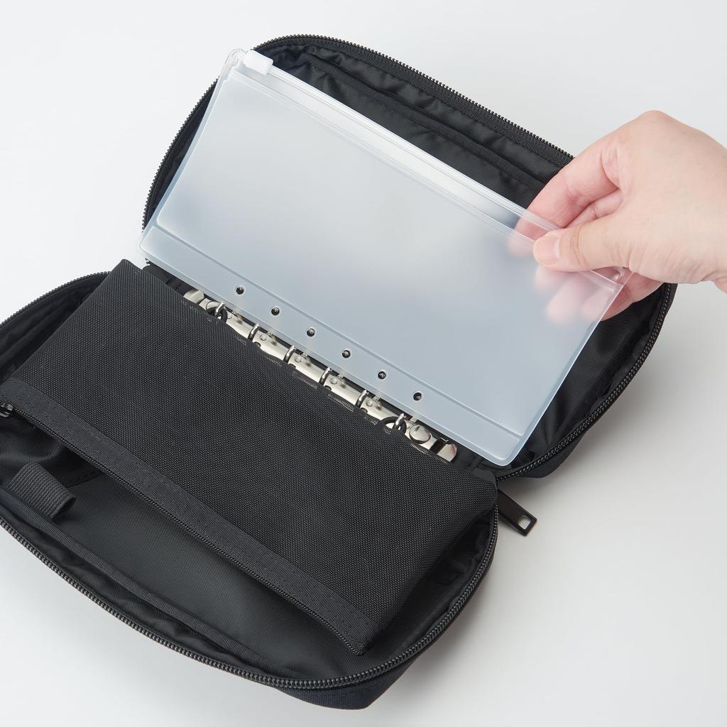 MUJI Passport Case Clear 3 20 X 10 OHE89A0A Refill, Pocket, Sheets, Approx. Cm,