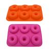 Cavity Silicone Donut Baking Pan Non-Stick  Dishwasher Decoration Tools