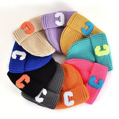 Hat Female Autumn and Winter Trendy Brand Melon Fur Hat Cold Hat Female Trend Japanese Warm Face Small Knitted Wool Hat