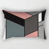 30*50cm Yellow Red Geometric Nordic Pattern Printing Simple Decoration Living Room Home Polyester Rectangular Pillowcase