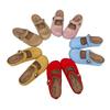[Ushilai] French small golden bean flat-bottomed bag head Boken slippers women's 2025 summer new one-pedal and half slippers