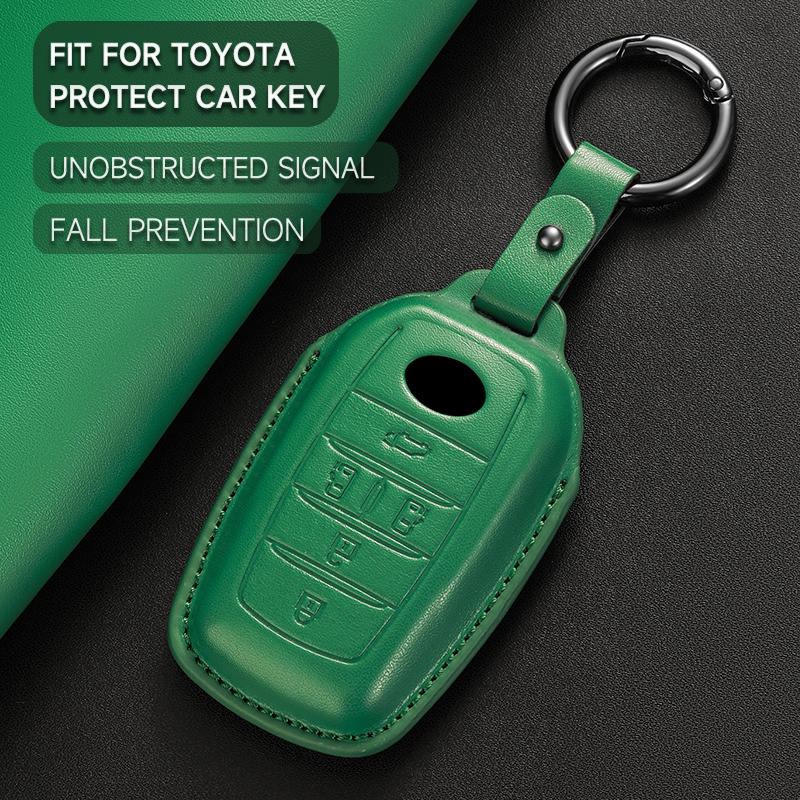 Leder Auto Schlüsselhülle Schutzhülle Schlüsselanhänger Für Toyota Vellfire Alphard 30 Serie Previa Tarago 5 6 Zubehör