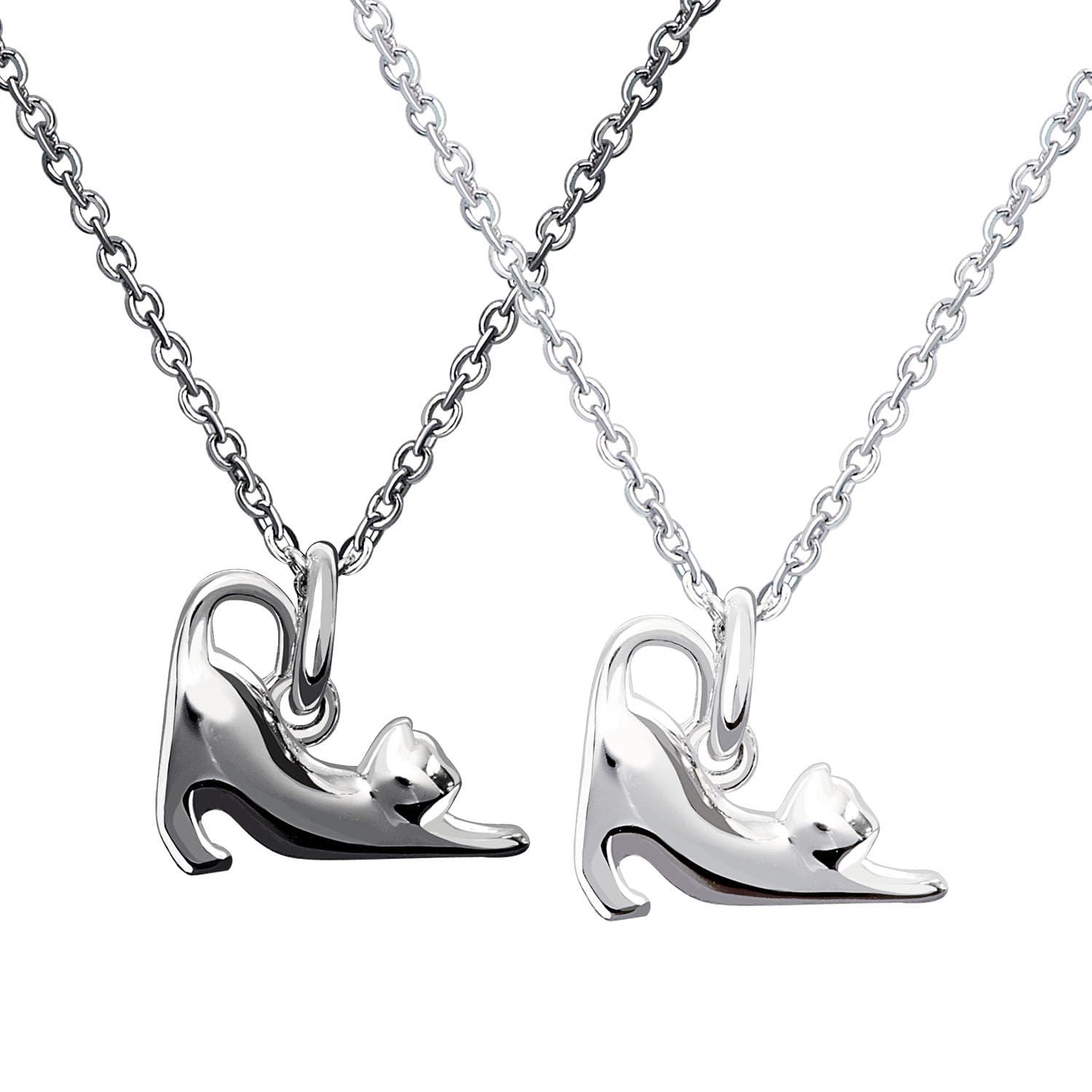 

Pair Cat Silver 925 [Lala Christie] Necklace, Design, [PAIR Label] p14053-p