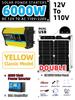 6000w 220v Solar Plate Complete Kit House Plug 200w Solar Panel Kit With Battery And Inverter Intelligent Solar Kit For Camping