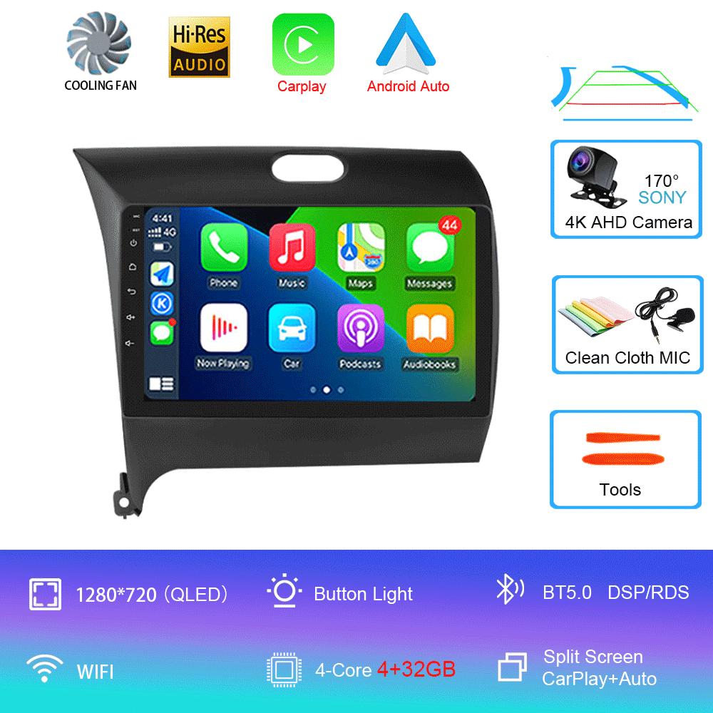 Android 14 Car Radio For Kia Cerato 3 2013 - 2017 Multimedia Player Video Stereo Navigation GPS No 2din 2 Din Dvd