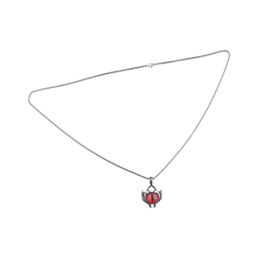 Halloween Necklace Clavicle Chain Men's Neck Chains Jewelry Accessories Demon Eye Pendant Necklace