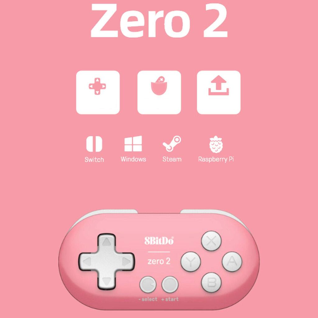 8bitdo ZERO Gamepad Controller Compatible with Wireless Bluetooth Game Controller for Smartphones and Tablets Handle Box Compatible with Various Games