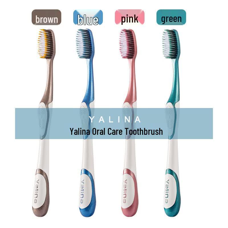 YALINNA Soft Bristle Charcoal Toothbrush