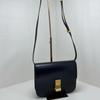 [Pre-Owned] Classic Box Polished Gold Buckle Leather Tofu Bag Shoulder Bag Crossbody Bag Medium - Very Good #RKKJT8