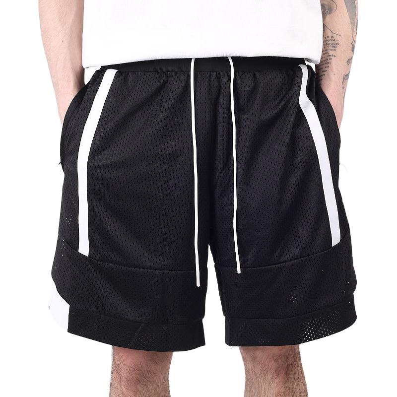 Puma Color-Block Mesh Drawstring Shorts Men Bottoms Black 530329-03