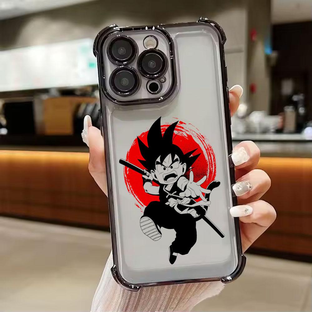 Dragons Balls Son Goku Vegeta Cartoon Phone Case For Xiaomi 15T 14T 13 Pro 15 F8 Ultra Poco X7 F7 Pro 5G X3 X6 F5 M7 Clear Cover