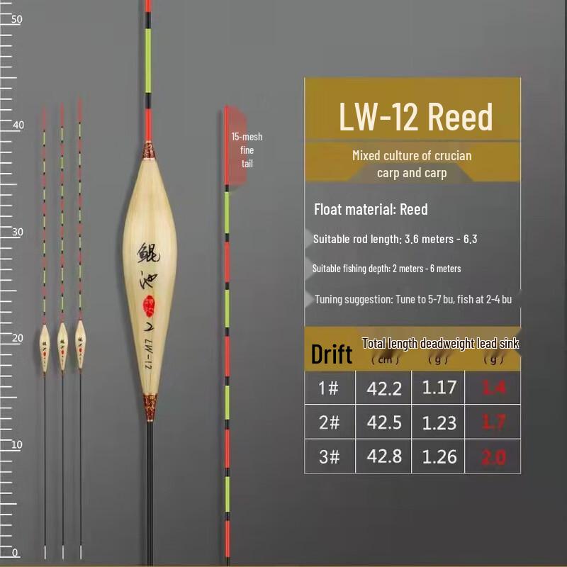 oeny Reed Fishing Float LW121 with Tube
