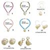 Handcrafted Conch Shell Necklace Pearls Details Versatile Earrings Jewelry For Casual Or Formal