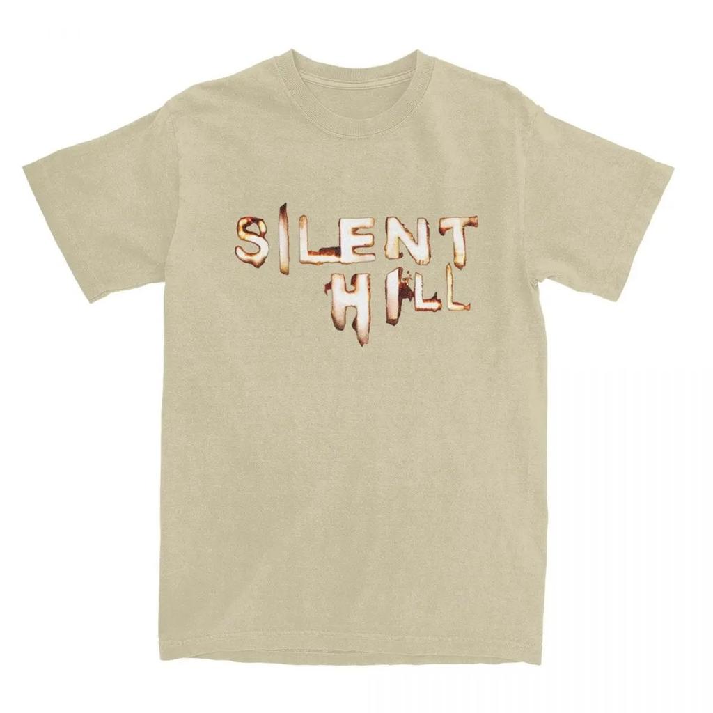 Men's Silent Hill Game T-Shirts Horror Cotton Tees Summer Y2K Funny Short Sleeve T-Shirt Short Sleeves Plus Size Loose Soft Tee
