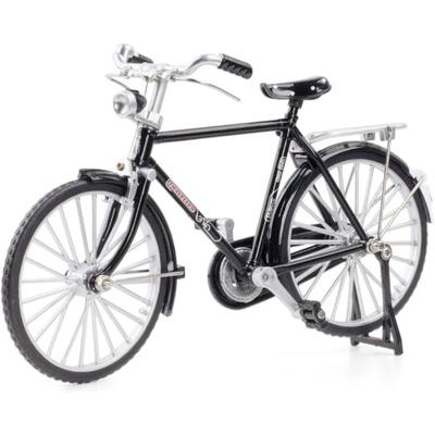 Modello di bicicletta vintage in metallo in scala 1/10, simulazione di bicicletta, ornamenti da tavolo, collezioni di giocattoli per biciclette, regalo per bambini, decorazione per la casa