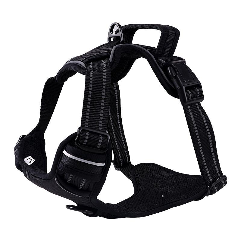 Dog Walking Pet Strap Universal Reflective Vest Dog Leash Chest Back