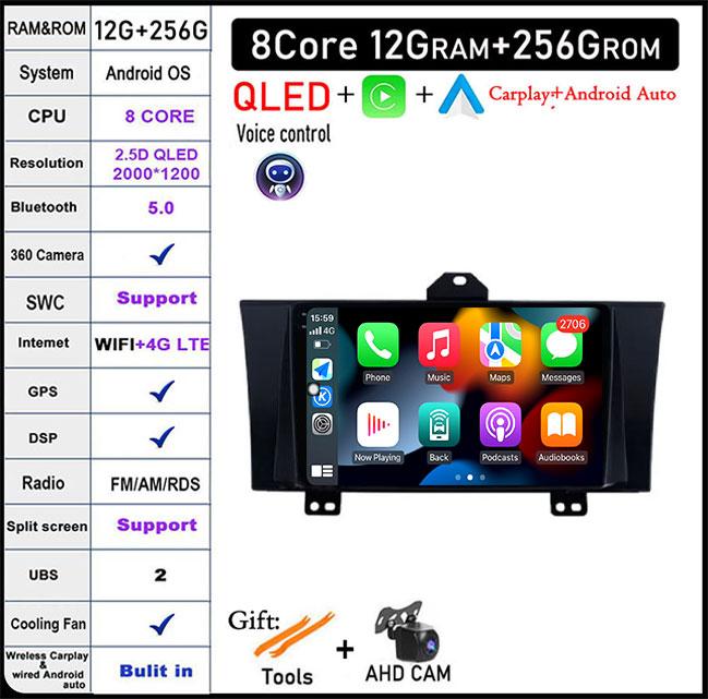 RDS Android 14 For Honda Elysion 2004 - 2015 DSP 4G+Wifi Car Monitor Radio Multimedia Navigation GPS Video Autoradio Player