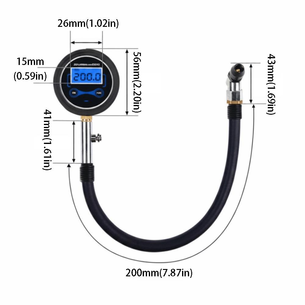 Digital Digital Tire Tester High Precision High Precision Monitor System Tire Repair Tools Car