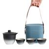 Kung Fu Travel Tea Set: Portable Quick Cup for On-the-Go Outdoor Tea Activity