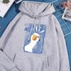 Graffiti-Art Confused Duck Printed Men Hoodie Fashion Big Size Hoody