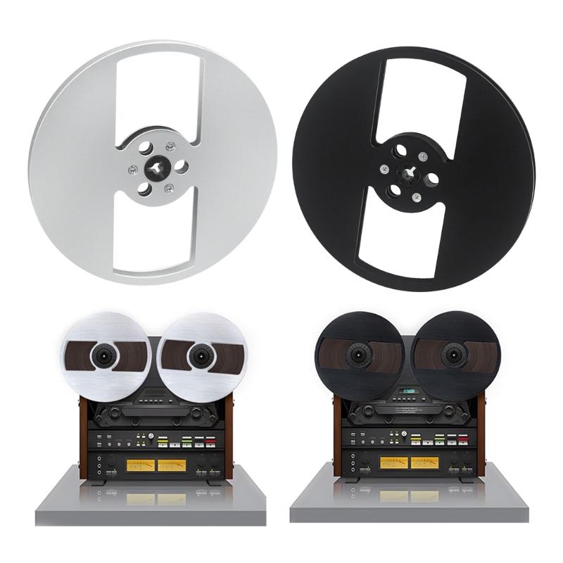 Replacement 7inch Aluminum Recording Takeup Reel for 1/4" Reel To Reel Tape, 2 Hole Model for Sound Decks