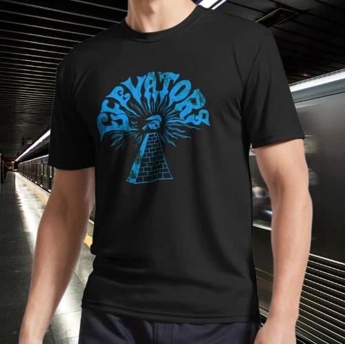 13th Floor Elevators Distressed Logo T-Shirt Funny Size Mode American T-shirt 2XL