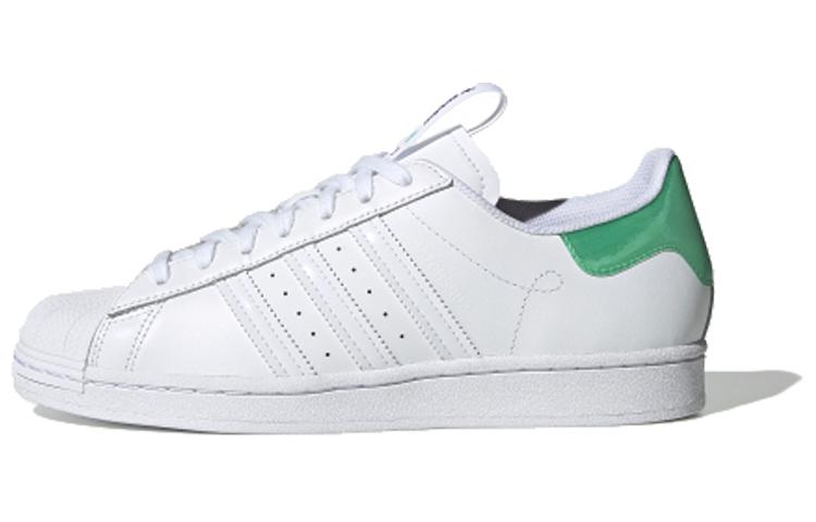 Adidas Originals Superstar Guangzhou Retro Low Top Casual Skate Shoes Unisex White Green FW2850 46