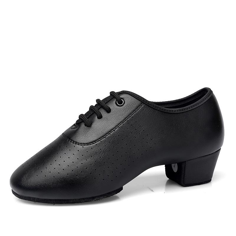 Boty na latinskoamerické tance Pánské Dámské Moderní Tango Salsa Kožené Společenské boty Čtvercové podpatky Dospělí Děti Chlapci Párty Taneční boty Sport