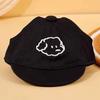 Pet Baseball Cap Breathable Dog Wide Brim Hat Adjustable Sun Protection Cap with Ear Holes for Small Dogs Summer Outdoor Walks