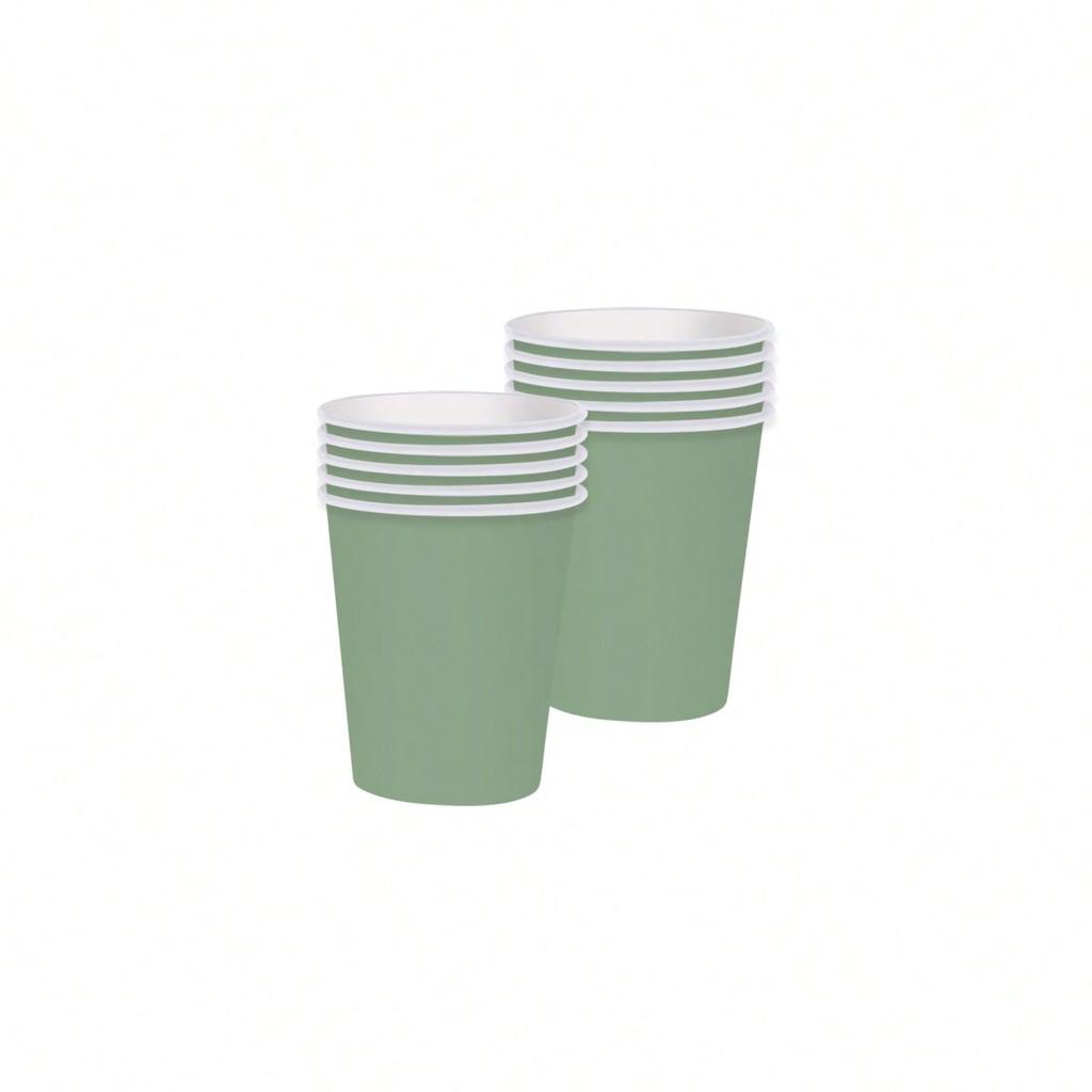 Paper Cup Disposable Paper Cup Design Multi-Color Paper Cup Court Party Supplies Disposable Paper Cup Hot Cold Drink Coffee Festival Celebration