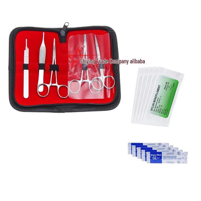 Silicone Suturing Knot Tying Practice Model for Oral and Skin Surgery Training