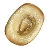 Western Straw Hat Handwoven Breathable Sun Hat Beach British Hat Elegant Wide Brimmed Straw Hat Panama Hat